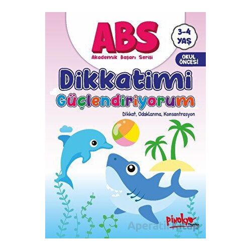 ABS 3-4 Yaş Dikkatimi Güçlendiriyorum - Buçe Dayı - Pinokyo Yayınları