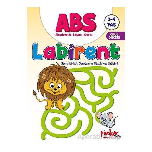 ABS 3-4 Yaş Labirent - Buçe Dayı - Pinokyo Yayınları