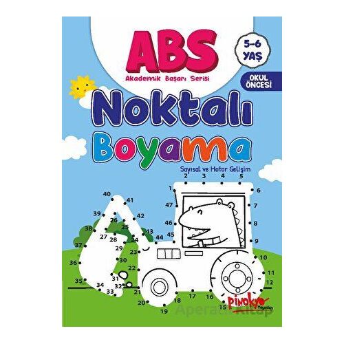 ABS 5-6 Yaş Noktalı Boyama - Buçe Dayı - Pinokyo Yayınları