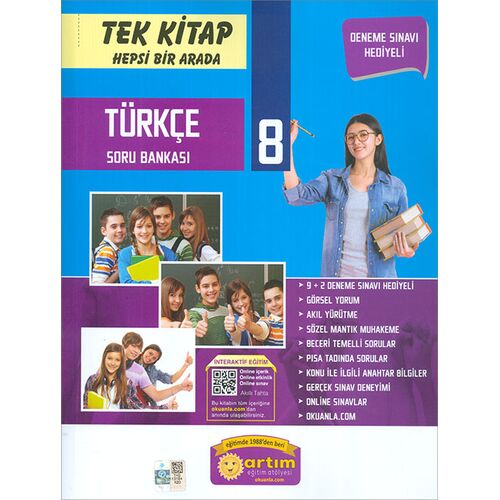Artım Yayınları 8. Sınıf Türkçe Soru Bankası