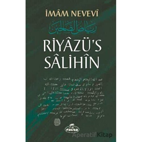 Riyazü’s Salihin (Tek Cilt - Küçük Boy - Şamua) - İmam Nevevi - Ravza Yayınları