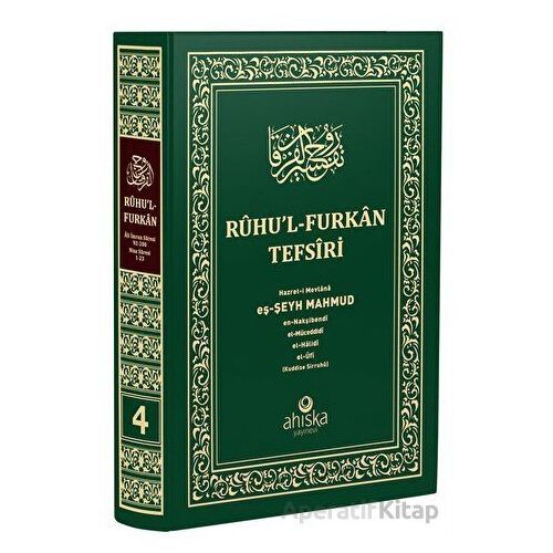 Ruhul Furkan Tefsiri 4. Cilt (Orta Boy - Ciltli) - Mahmud Ustaosmanoğlu - Ahıska Yayınevi