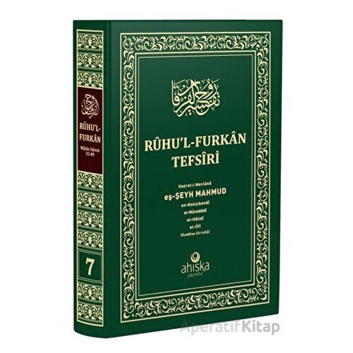 Ruhul Furkan Tefsiri 7. Cilt (Orta Boy) - Mahmud Ustaosmanoğlu - Ahıska Yayınevi