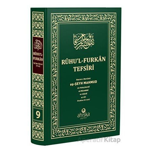 Ruhul Furkan Tefsiri 9. Cilt (Orta Boy) - Mahmud Ustaosmanoğlu - Ahıska Yayınevi