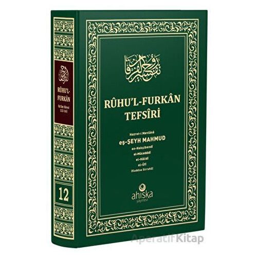 Ruhul Furkan Tefsiri 12. Cilt (Orta Boy) - Mahmud Ustaosmanoğlu - Ahıska Yayınevi