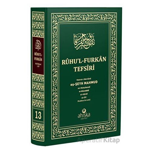 Ruhul Furkan Tefsiri 13. Cilt (Orta Boy) - Mahmud Ustaosmanoğlu - Ahıska Yayınevi