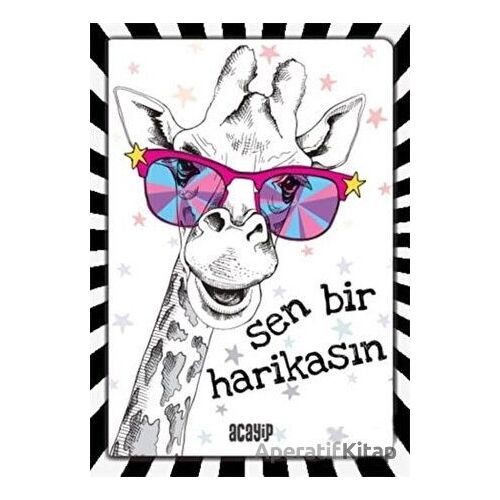 Havalı Unicorn Defter - Çılgın Defterler - Kolektif - Acayip Kitaplar