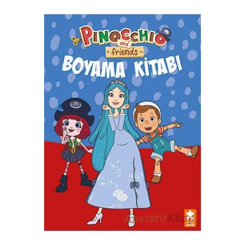Pinocchio and Friends - Boyama Kitabı 2 - Kolektif - Eksik Parça Yayınları