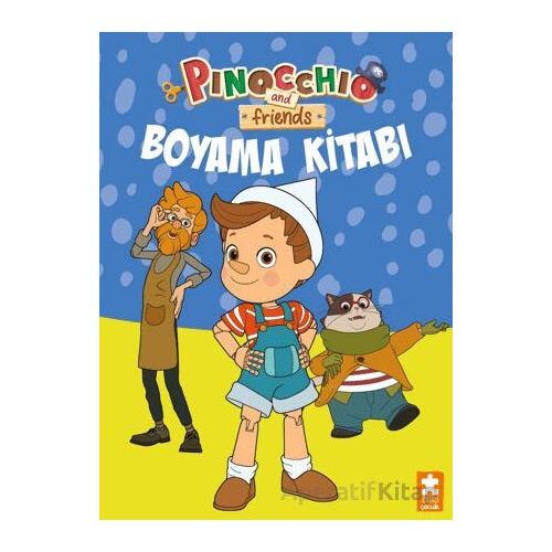 Pinocchio and Friends - Boyama Kitabı 3 - Kolektif - Eksik Parça Yayınları