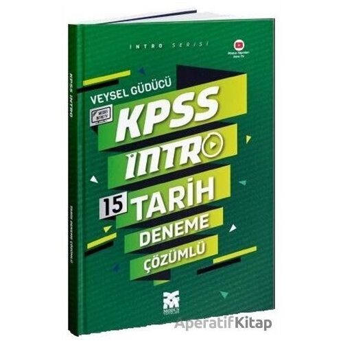 KPSS İntro 15 Tarih Deneme Çözümlü Modus Yayınları