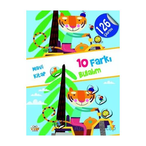 10 Farkı Bulalım - Mavi Kitap - Kolektif - 0-6 Yaş Yayınları