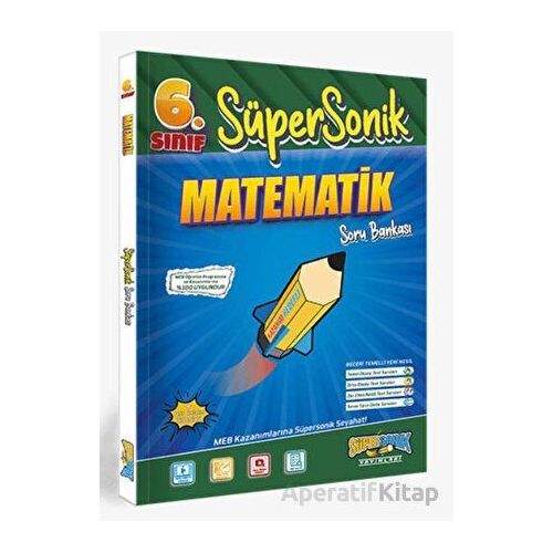 6.Sınıf Süpersonik Matematik Soru Bankası Süpersonik Yayınları
