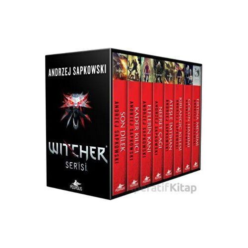 The Witcher Serisi Kutulu Özel Set (8 Kitap) - Andrzej Sapkowski - Pegasus Yayınları