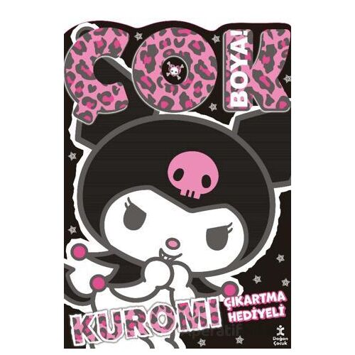 Kuromi - Çok Boya! Çıkartmalı Dev Boyama Kitabı - Kolektif - Doğan Çocuk