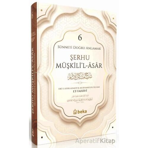 Sünneti Doğru Anlamak - Şerhu Müşkilil Asar - 6. Cilt - İmam Tahavi - Beka Yayınları