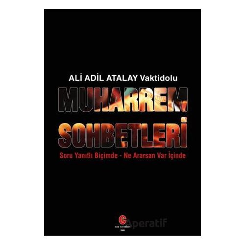 Muharrem Sohbetleri - Ali Adil Atalay Vaktidolu - Can Yayınları (Ali Adil Atalay)