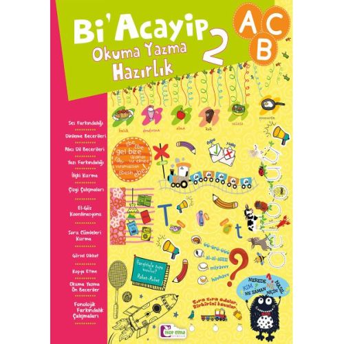 Bi Acayip Okuma Yazma Hazırlık 2 - Zarife Üspolat - Mor Elma Yayıncılık