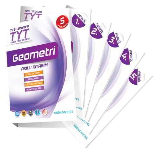 Kronometre TYT Geometri Akıllı Kitabım (5 Fasikül)