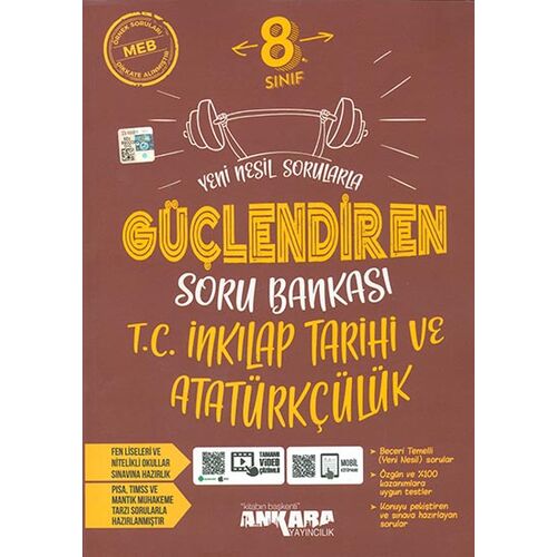 8.Sınıf Güçlendiren İnkılap Tarihi Soru Bankası Ankara Yayıncılık