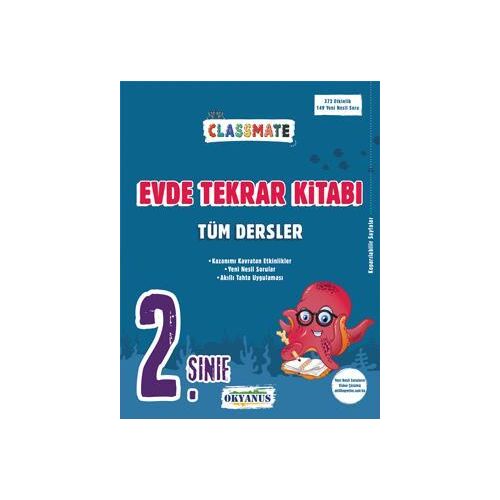 Okyanus 2. Sınıf Tüm Dersler Classmate Evde Tekrar Kitabı