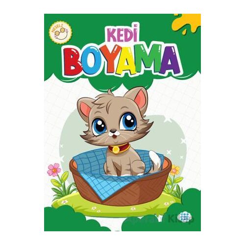 Neşeli Kedi Boyama - Kollektif - Dokuz Çocuk