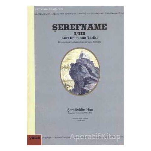 Şerefname 1/3 - Şerafeddin Han - Yaba Yayınları