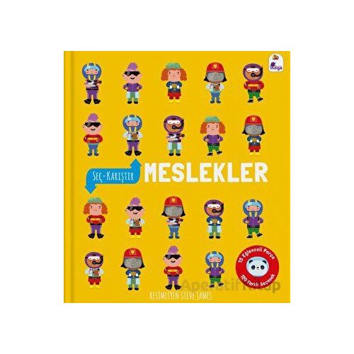 Seç - Karıştır: Meslekler (15 Eğlenceli Parça, 120 Farklı Seçenek) - Kolektif - İndigo Çocuk