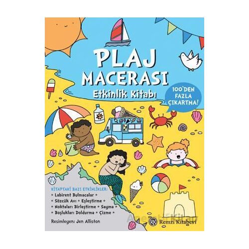Plaj Macerası Etkinlik Kitabı - Kolektif - Remzi Kitabevi