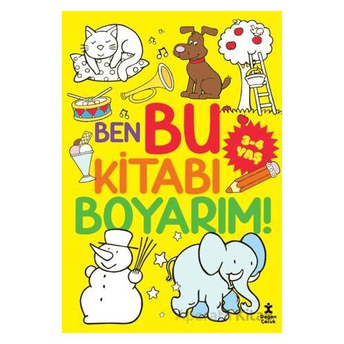 Ben Bu Kitabı Boyarım! 3-4 Yaş - Kolektif - Doğan Çocuk