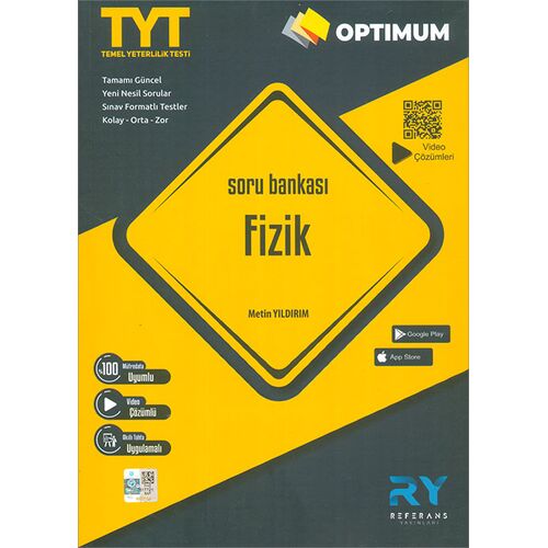 Optimum TYT Fizik Soru Bankası Video Çözümlü Referans Yayınları