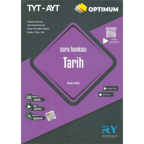 Optimum TYT AYT Tarih Soru Bankası Video Çözümlü Referans Yayınları
