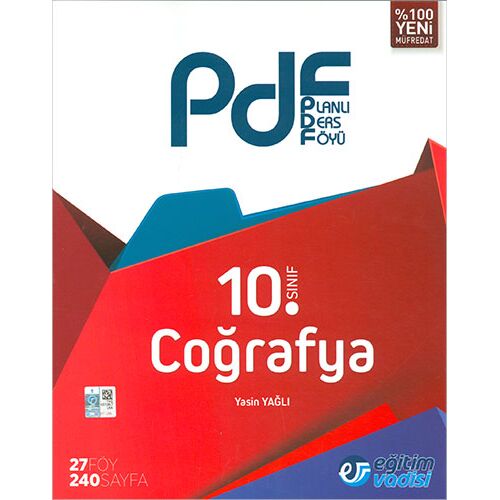 Eğitim Vadisi 10.Sınıf Coğrafya PDF Planlı Ders Föyü