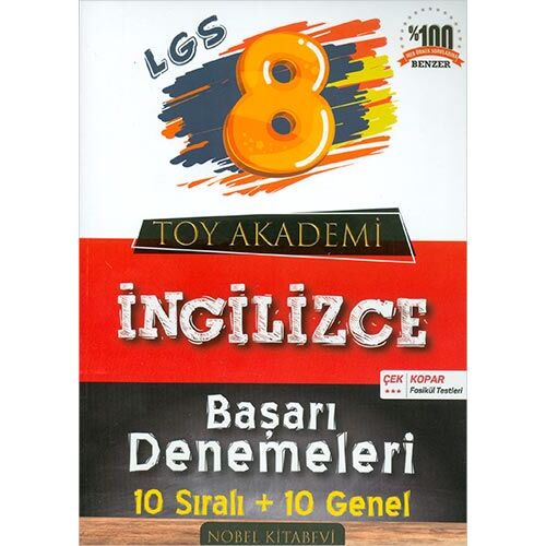 Toy Akademi 8.Sınıf LGS İngilizce Başarı Denemeleri