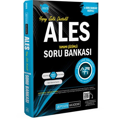 2025 ALES Tamamı Çözümlü Soru Bankası - Kolektif - Pegem Akademi Yayıncılık