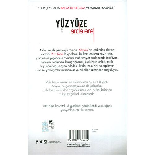 Yüz Yüze - Sarsıntı 2 - Arda Erel - Epsilon Yayınevi