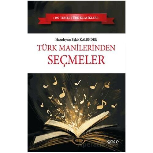 Türk Manilerinden Seçmeler - Bekir Kalender - Gece Kitaplığı