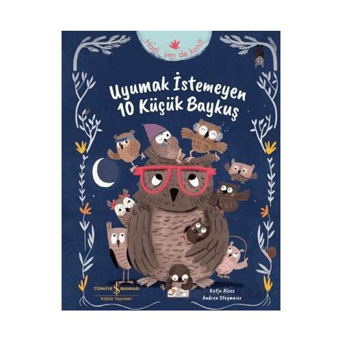 Uyumak İstemeyen 10 Küçük Baykuş - Katja Alves - İş Bankası Kültür Yayınları