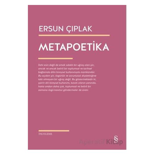Metapoetika - Ersun Çıplak - Everest Yayınları