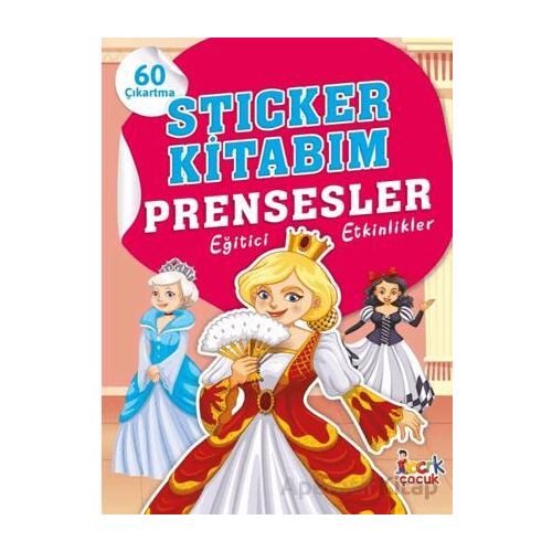 Sticker Kitabım Prensesler - Kolektif - Bıcırık Yayınları