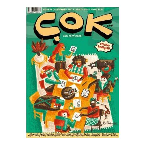Çok Dergi Sayı 1-Çok Yeni Dergi - Komikşeyler Yayıncılık