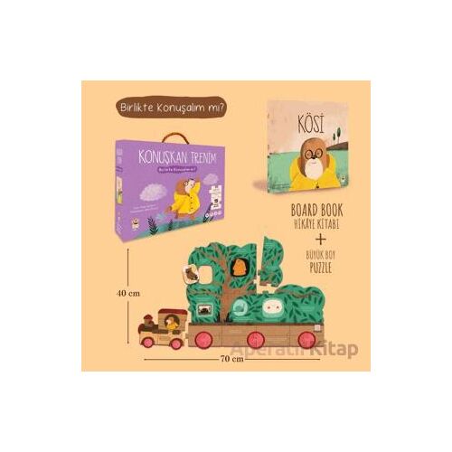 Kösi- Konuşkan Trenim - Ayşe Aydemir - Sincap Kitap