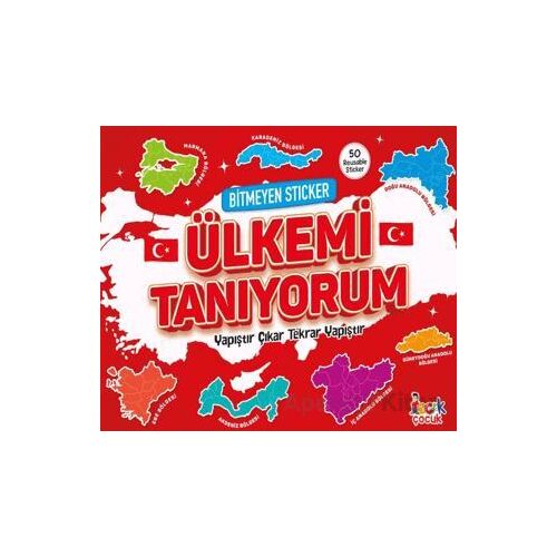 Bitmeyen Sticker - Ülkemi Tanıyorum - Kolektif - Bıcırık Yayınları