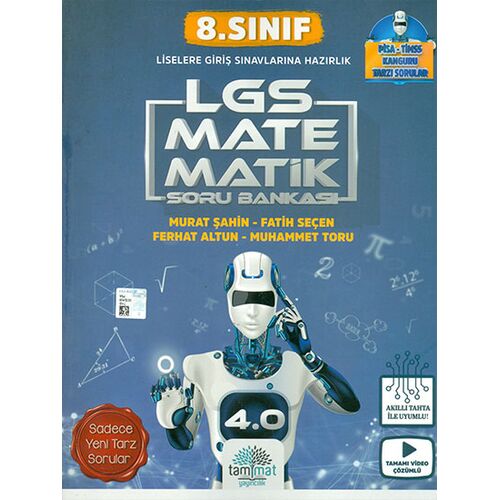 8.Sınıf LGS Matematik 4.0 Soru Bankası Tammat Yayınları