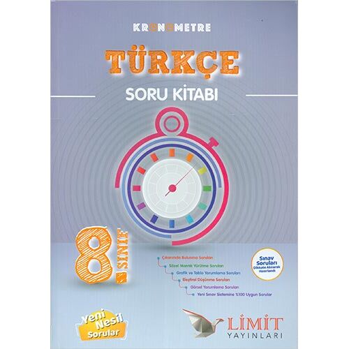 Limit 8.Sınıf Kronometre Türkçe Soru Bankası