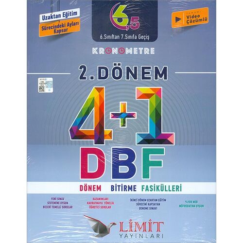 6. Sınıf 2. Dönem Kronometre Dönem Bitirme Fasikülleri Limit Yayınları (Kampanyalı)