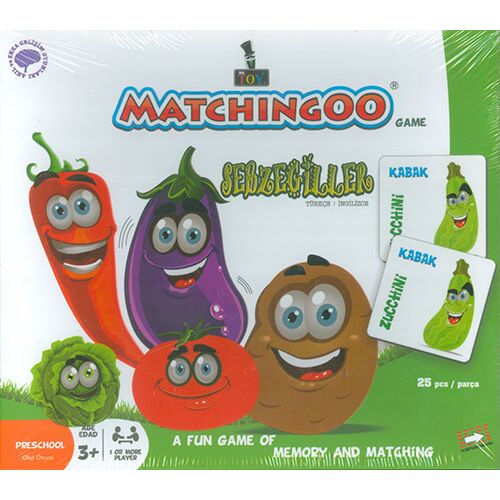 Sebzegiller Eşleştirme Kartları Matchingoo