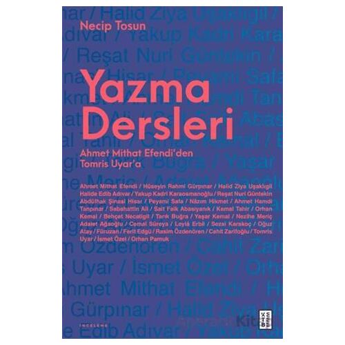Yazma Dersleri - Necip Tosun - Ketebe Yayınları