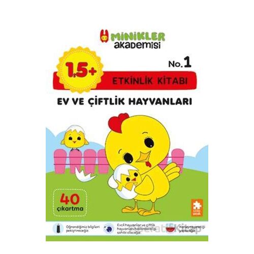 Minikler Akademisi – Ev ve Çiftlik Hayvanları - Ilona Bakše - Eksik Parça Yayınları