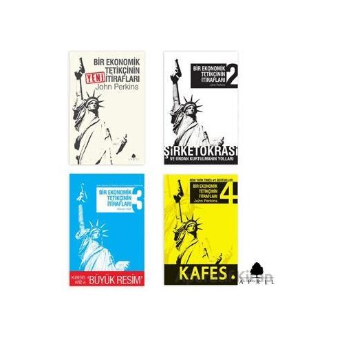 Bir Ekonomik Tetikçinin İtirafları Seti 4 Kitap - Kolektif - April Yayıncılık