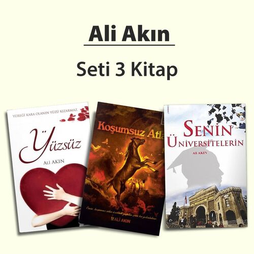 Ali Akın Seti (3 Kitap) Paket Kitap Kampanyası